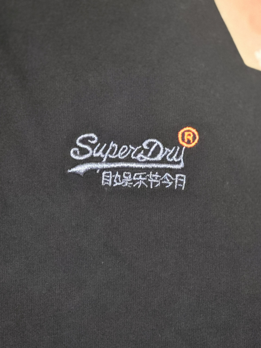 Superdry Men’s Black Logo Crew Neck T-Shirt - Picture 3 of 10